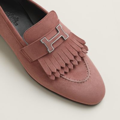 モカシン - ピンク - レディースシューズ | Hermès - エルメス-公式サイト